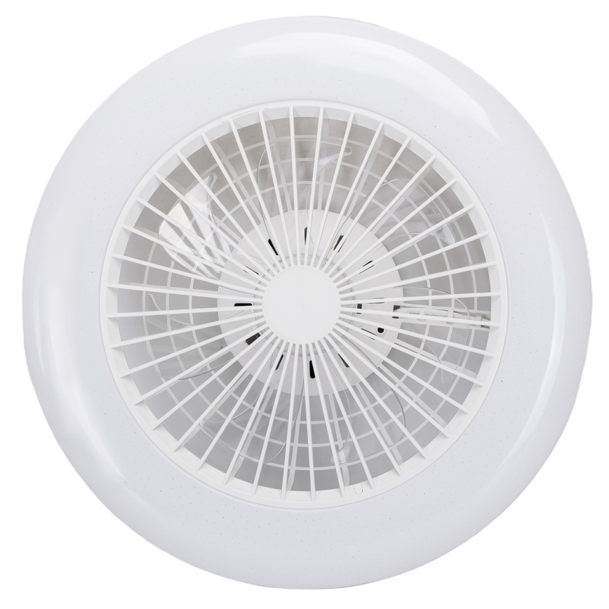 Aigostar - LED RGB Prigušiva stropna svjetiljka s ventilatorom MESH LED/40W/230V 2700-6500K bijela + daljinski upravljač