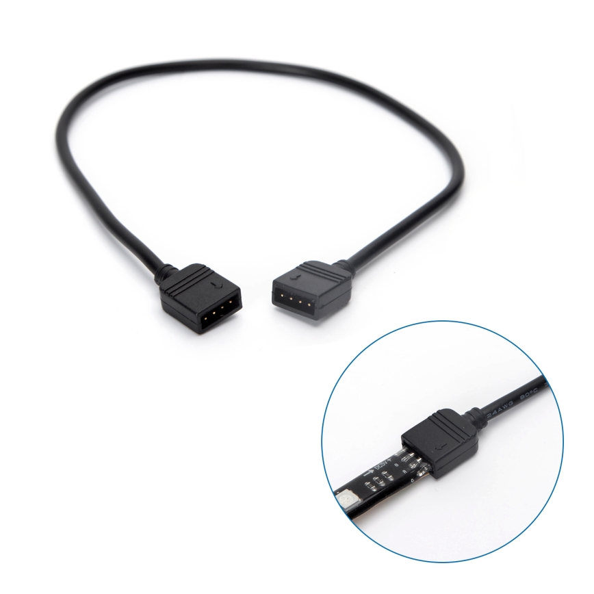 Aigostar - LED RGB Pametna prigušiva traka 4x0,5m LED/4,5W/5V Wi-Fi + daljinski upravljač