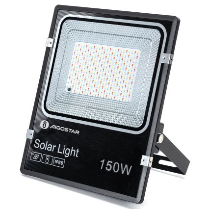 Aigostar - LED RGB Prigušivi solarni reflektor LED/150W/3,2V IP66 12000 mAh + daljinski upravljač