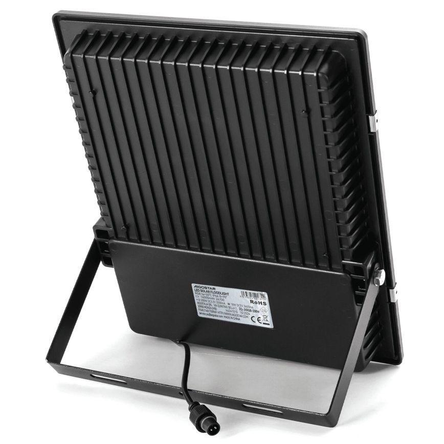 Aigostar - LED RGB Prigušivi solarni reflektor LED/200W/3,2V IP66 + daljinski upravljač