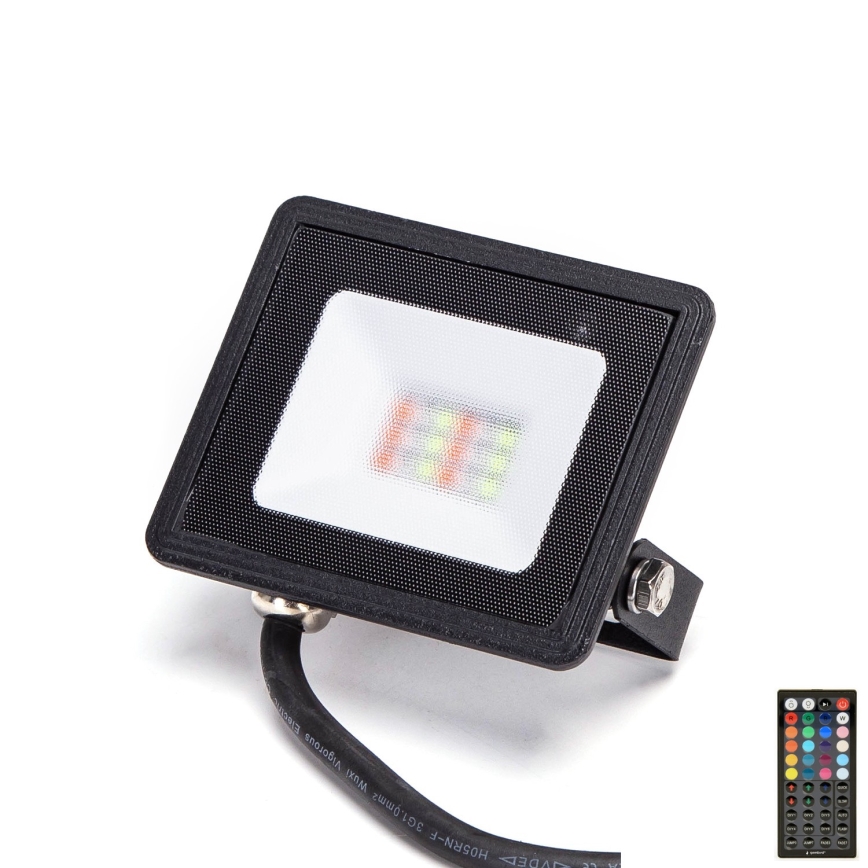 Aigostar - LED RGB reflektor LED/10W/230V IP65 + daljinski upravljač