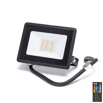 Aigostar - LED RGB reflektor LED/20W/230V IP65 + daljinski upravljač