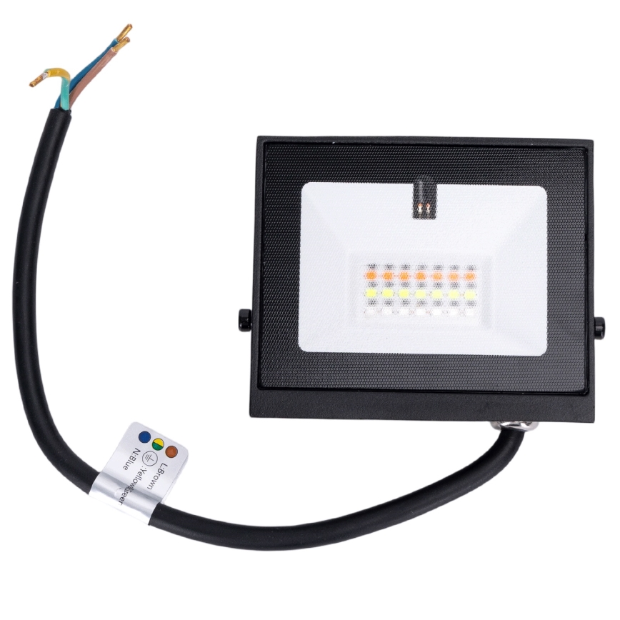 Aigostar - LED RGB reflektor LED/20W/230V IP65 + daljinski upravljač