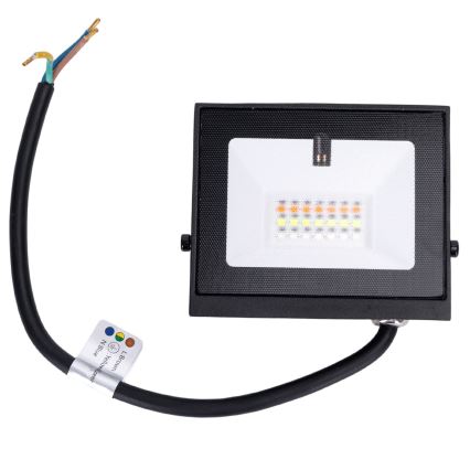 Aigostar - LED RGB reflektor s prigušivanjem LED/20W/230V IP65 + daljinski upravljač