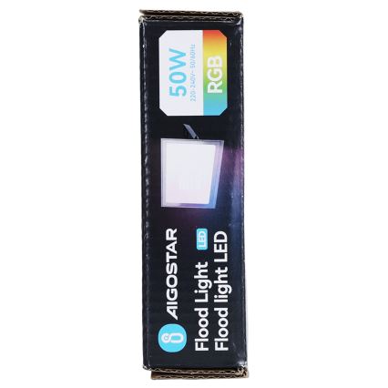 Aigostar - LED RGB reflektor s mogućnošću prigušivanja LED/50W/230V IP65 + daljinski upravljač