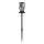 Aigostar - LED RGB Solarna lampa LED/0,006W/1,2V 35,5 cm 100 mAh mat krom IP44