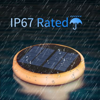 Aigostar - LED RGB solarna svjetiljka LED/0,6W/3,7V IP65