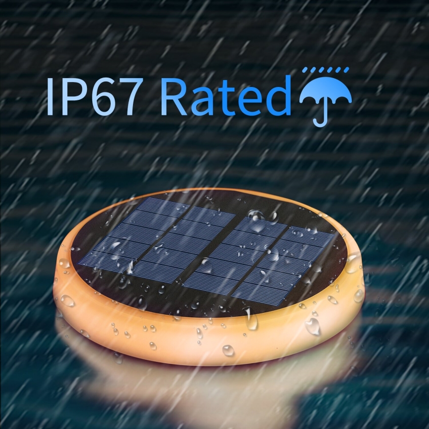 Aigostar - LED RGB solarna svjetiljka LED/0,6W/3,7V IP65