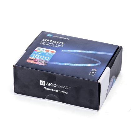 Aigostar - LED RGB prigušivačka traka 6,5m LED/16,5W/12/230V 3000K Wi-Fi