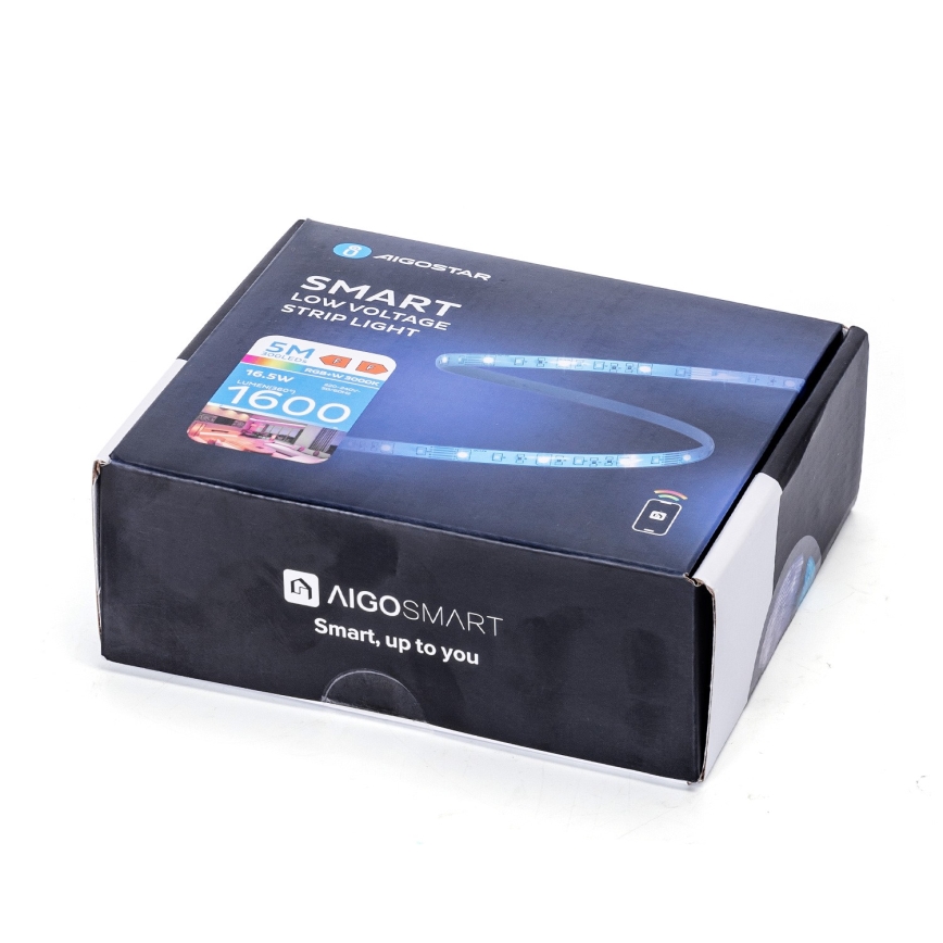 Aigostar - LED RGB prigušivačka traka 6,5m LED/16,5W/12/230V 3000K Wi-Fi