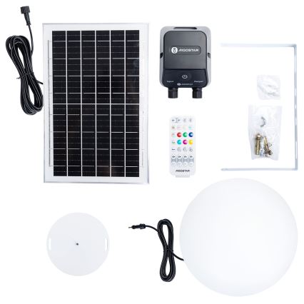 Aigostar - LED RGB prigušiva vanjska svjetiljka MESH LED/35W/3,7V 4000mAh 2700-6500K IP65 promjer 30 cm