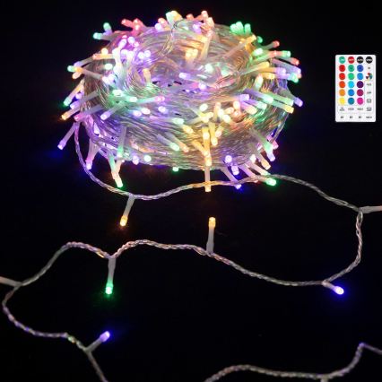 Aigostar - LED RGB vanjski božićni niz 50xLED/7 funkcija 4xAA 5,3m IP44 višebojno + daljinski upravljač