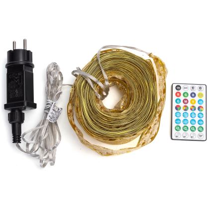Aigostar - LED RGBICW Pametni vanjski božićni lanac MESH 100xLED 10 m IP44 + daljinski upravljač