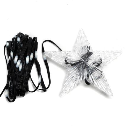 Aigostar - LED RGBICW Pametni vanjski božićni niz MESH 50xLED 5m IP44 + daljinski upravljač