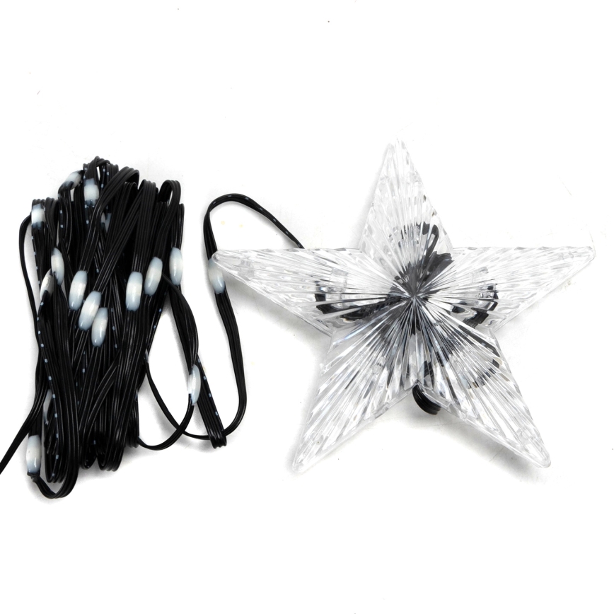 Aigostar - LED RGBICW Pametni vanjski božićni niz MESH 50xLED 5m IP44 + daljinski upravljač