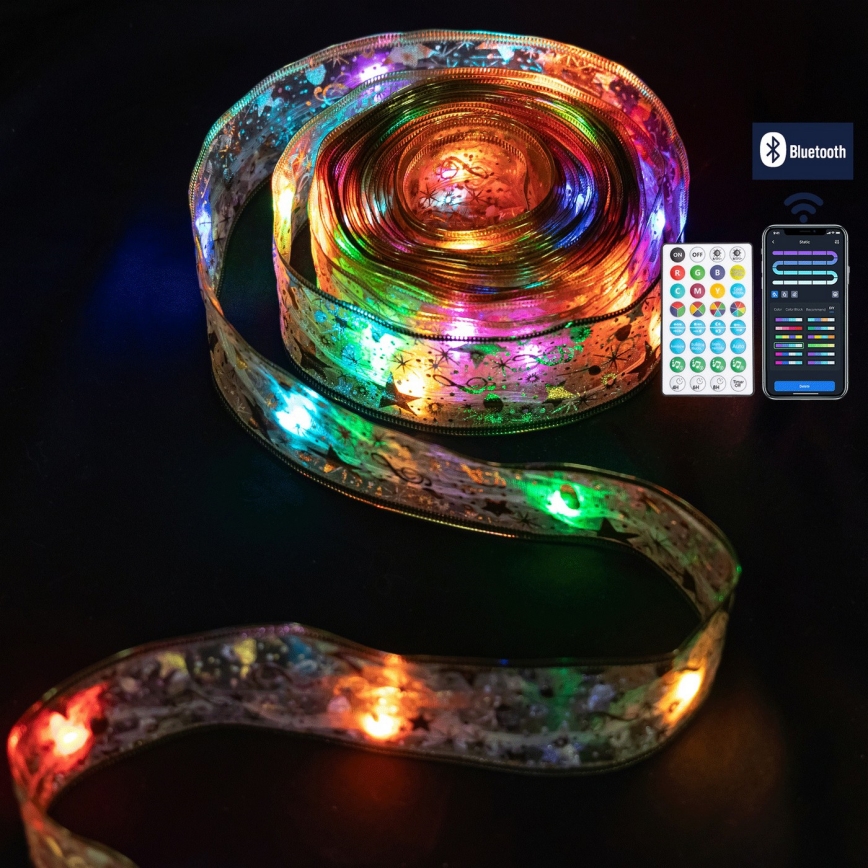 Aigostar - LED RGBICW Pametni vanjski svjetlosni niz MESH 100 LED 10 m IP44 + daljinski upravljač