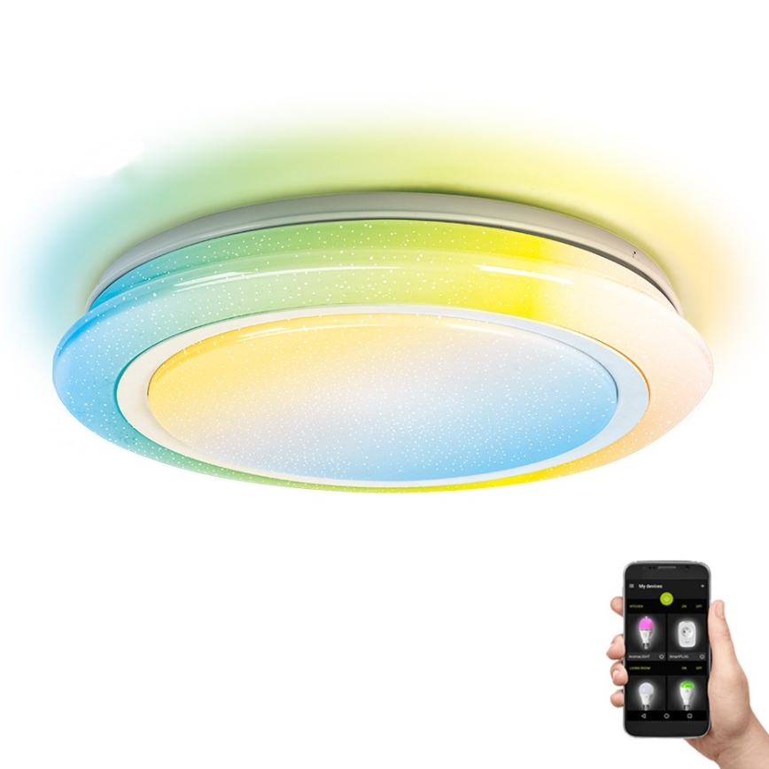Aigostar - LED RGBW Dimmabilno kupaonsko svjetlo LED/39W/230V 50 cm Wi-Fi IP44
