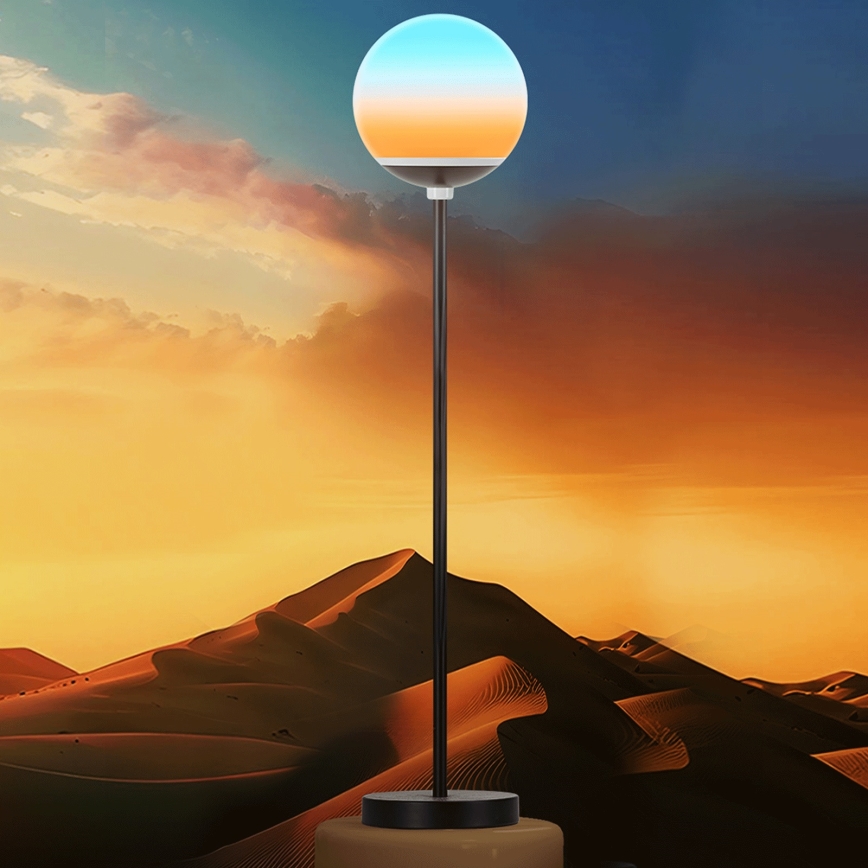 Aigostar - LED RGBW podna lampa s mogućnošću prigušivanja MESH LED/8W/230V + daljinski upravljač