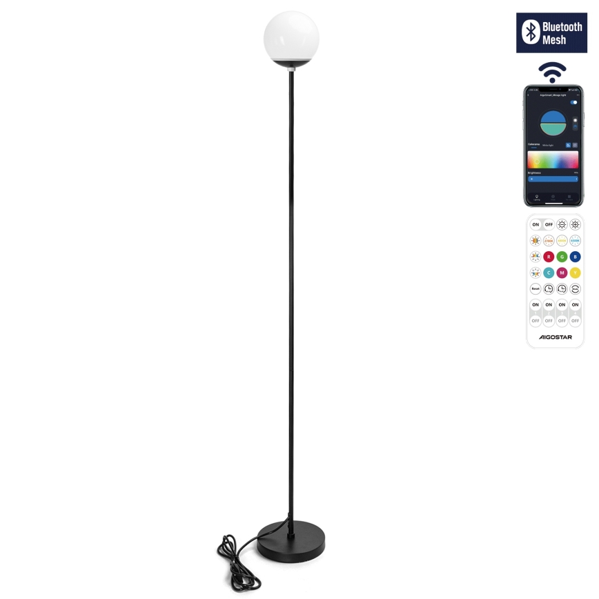 Aigostar - LED RGBW podna lampa s mogućnošću prigušivanja MESH LED/8W/230V + daljinski upravljač