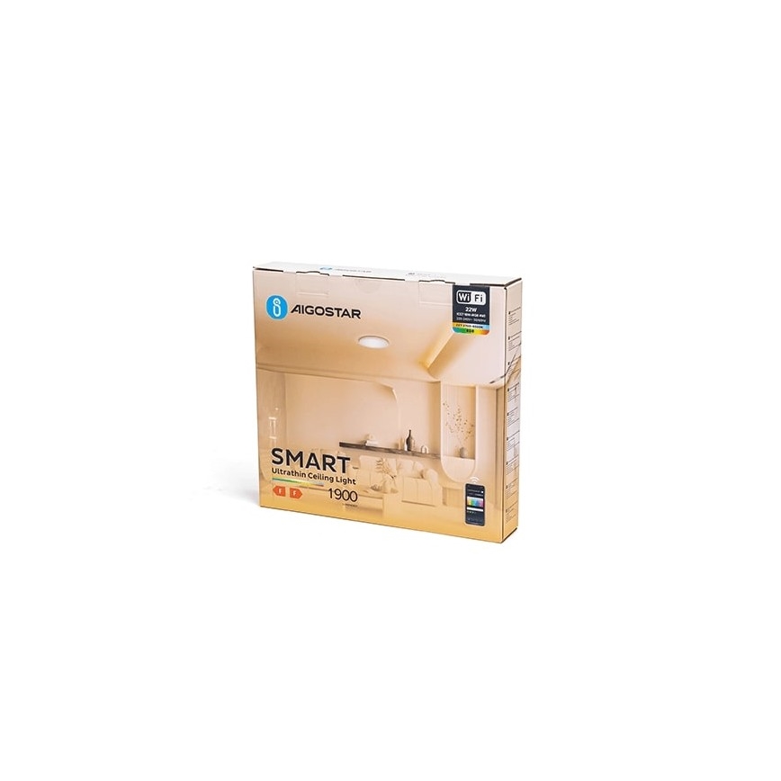 Aigostar - LED RGBW Prigušiva stropna svjetiljka LED/22W/230V 2700-6500K Wi-Fi