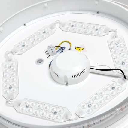 Aigostar - LED RGBW Prigušiva svjetiljka za kupaonicu LED/27W/230V 40 cm Wi-Fi IP44