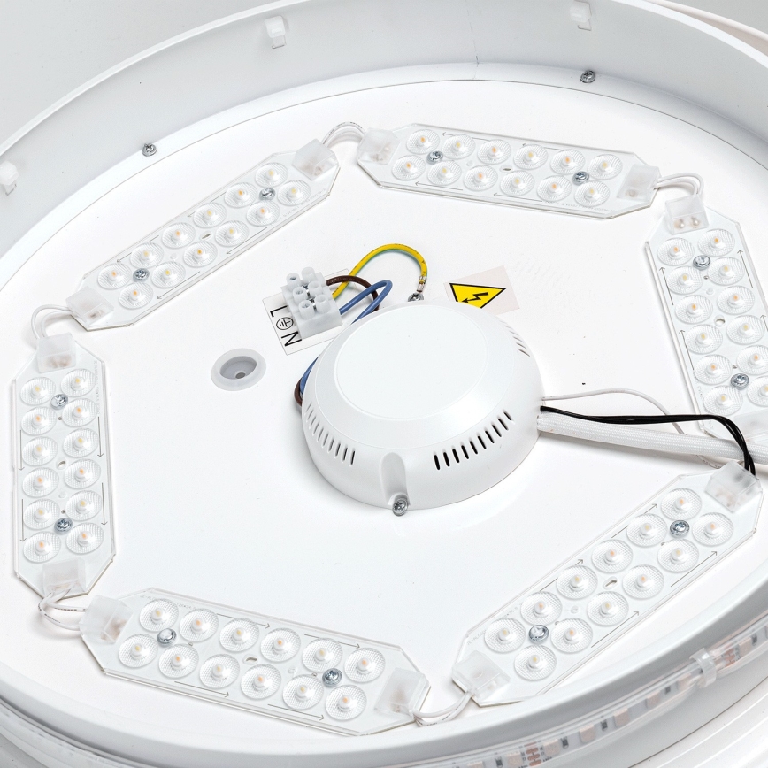 Aigostar - LED RGBW Prigušiva svjetiljka za kupaonicu LED/27W/230V 40 cm Wi-Fi IP44