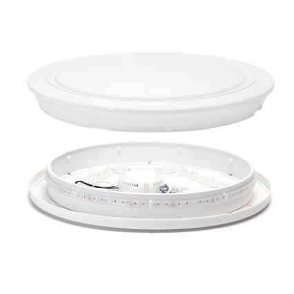 Aigostar - LED RGBW Prigušiva svjetiljka za kupaonicu LED/27W/230V 40 cm Wi-Fi IP44
