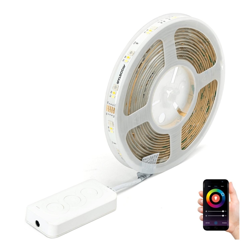 Aigostar - LED RGBW Prigušiva traka 5m MESH Smart LED/24W/230V 2700-6500K + daljinski upravljač