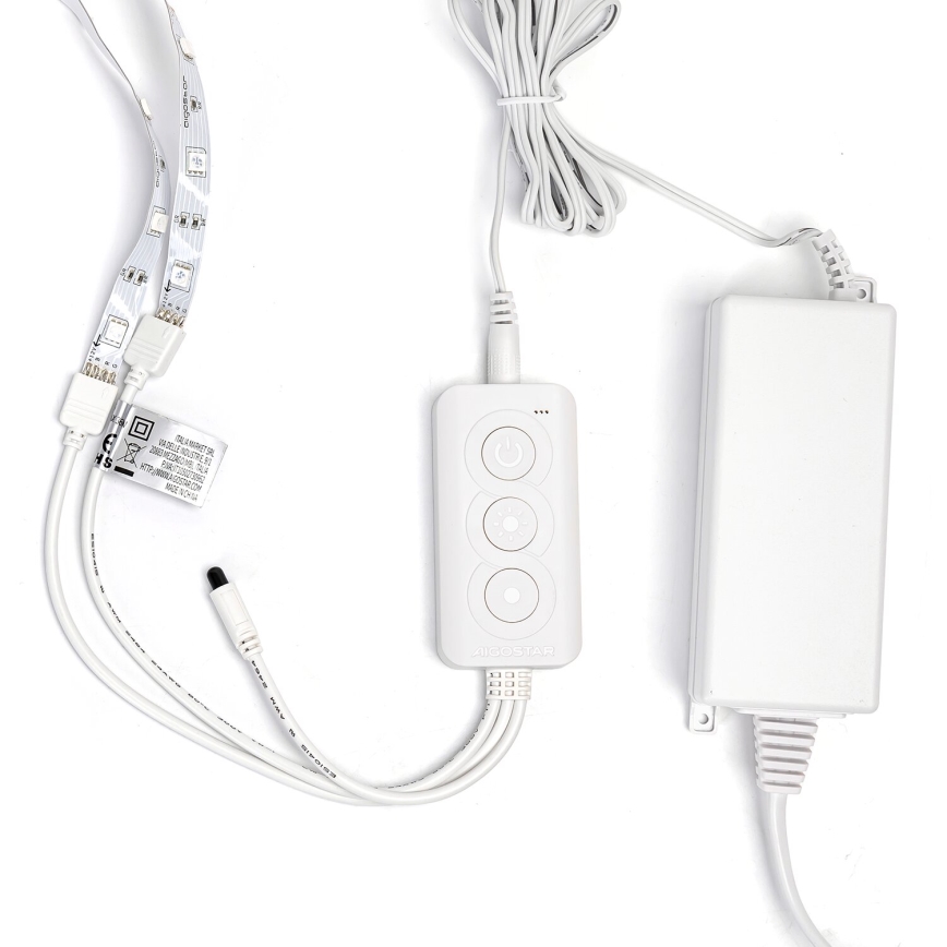 Aigostar - LED RGBW Prigušiva traka LED/48W/12V 2x7,5 m Wi-Fi