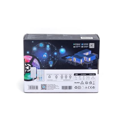 Aigostar - LED RGBW Prigušiva traka LED/48W/12V 2x7,5 m Wi-Fi