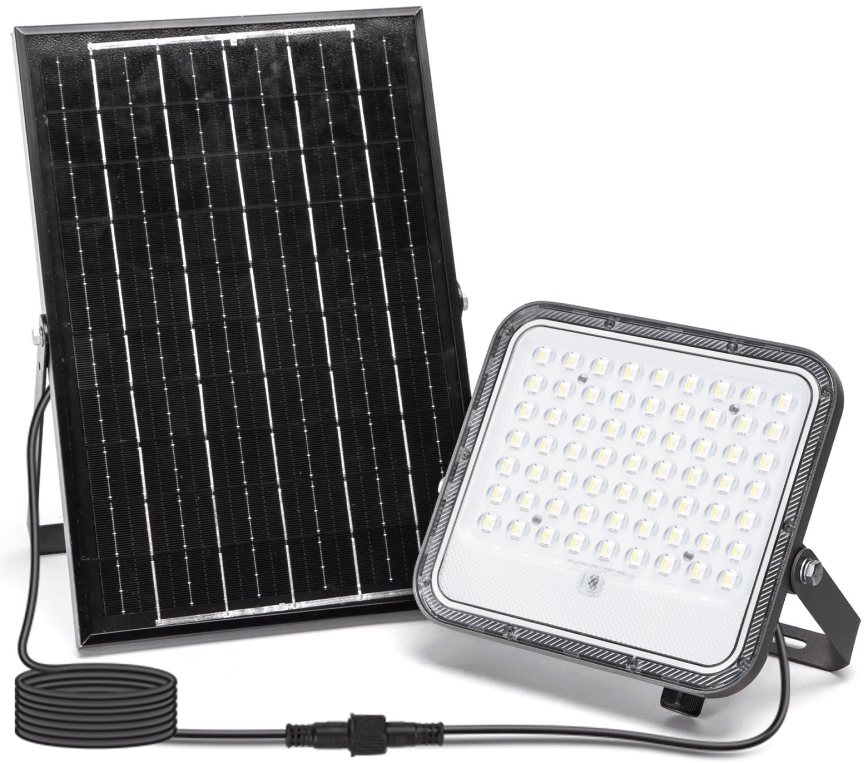Aigostar - LED RGBW Prigušivi solarni reflektor LED/100W/3,4V IP66 8000 mAh + daljinski upravljač