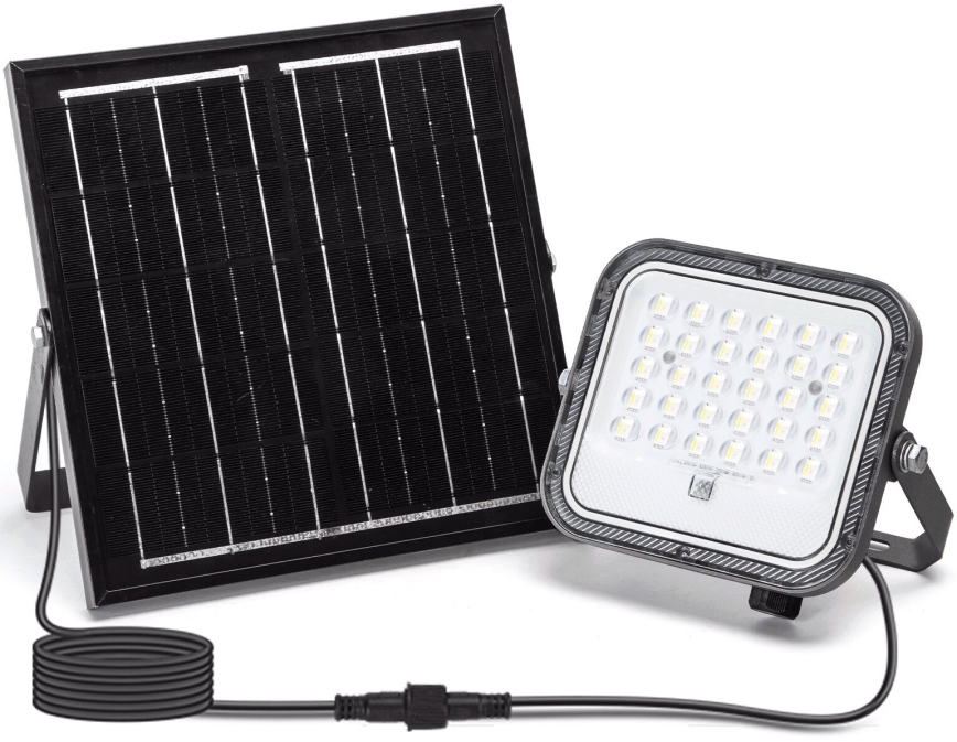 Aigostar - LED RGBW Prigušivi solarni reflektor LED/50W/3,4V IP66 4000 mAh + daljinski upravljač