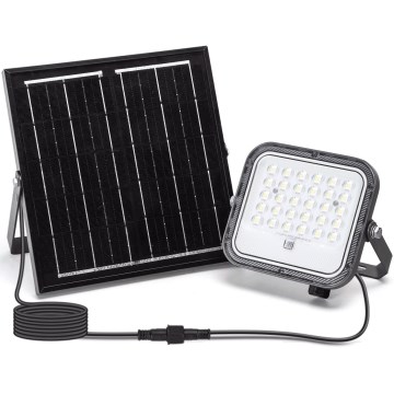 Aigostar - LED RGBW Prigušivi solarni reflektor LED/50W/3,4V IP66 + daljinski upravljač