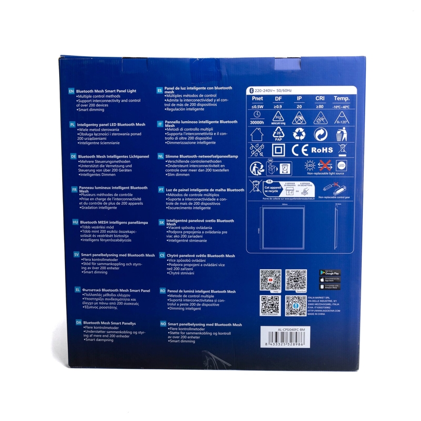 Aigostar - LED RGBW Prigušivi ugradbeni panel MESH LED/36W/230V 60x60 cm