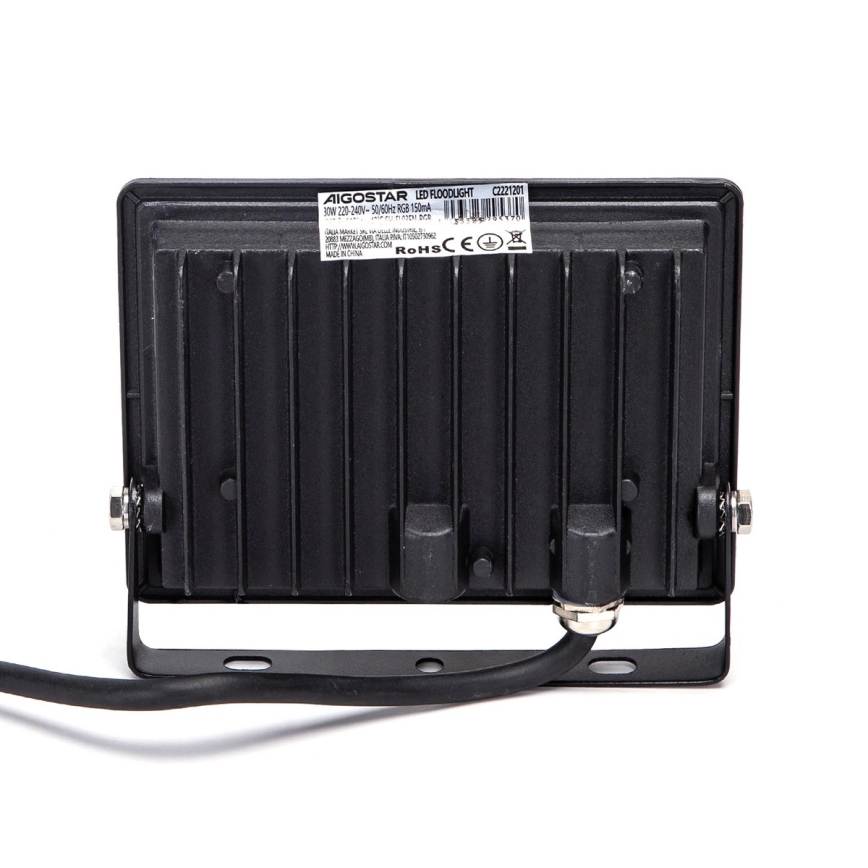 Aigostar - LED RGBW prigušivi reflektor 30 W, 230 V, IP65 + daljinski upravljač
