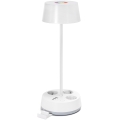 Aigostar - LED RGBW stolna svjetiljka s prigušivanjem, utičnicama i USB-om LED/4,6W/230V 3000/4000/6500K bijela