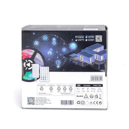 Aigostar - LED RGBW prigušivačka traka LED/18W/12V 2x5 m Wi-Fi