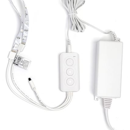 Aigostar - LED RGBW traka s prigušivanjem/48W/12V 2x7,5 m Wi-Fi