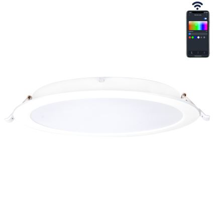 Aigostar - LED RGBW Prigušiva ugradbena svjetiljka za kupaonicu MESH Smart LED/18W/230V 2700-6500K IP44