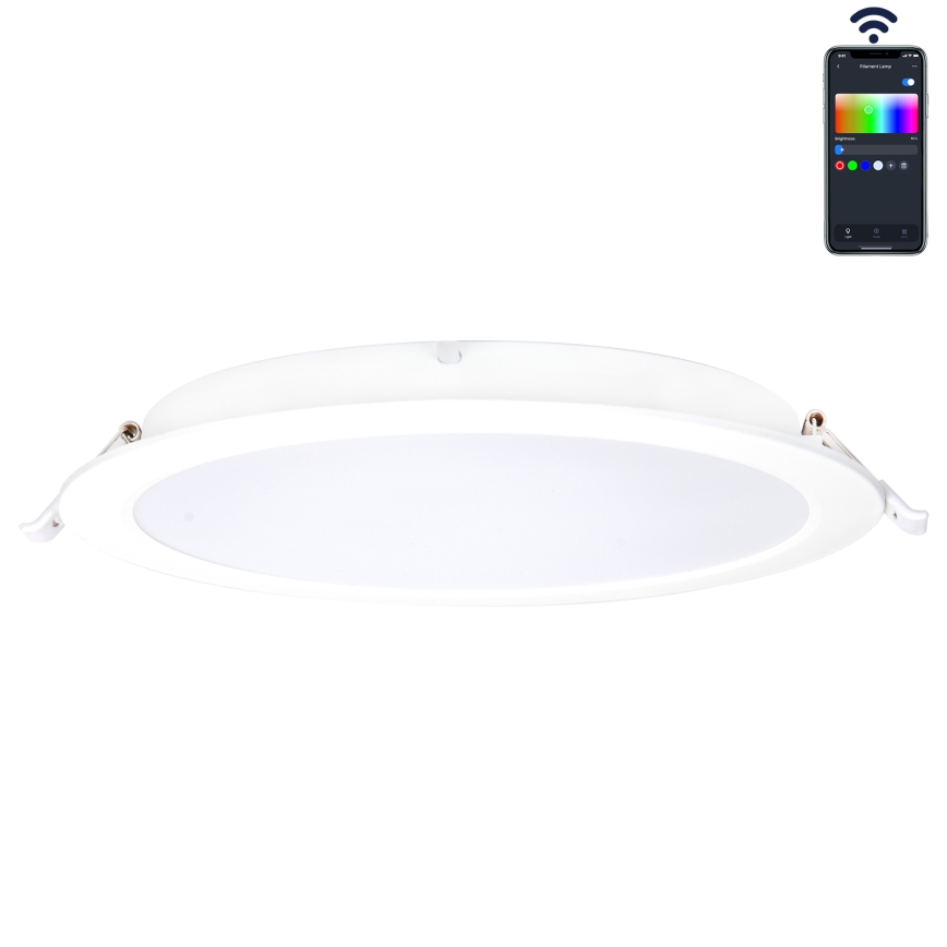 Aigostar - LED RGBW Prigušiva ugradbena svjetiljka za kupaonicu MESH Smart LED/18W/230V 2700-6500K IP44