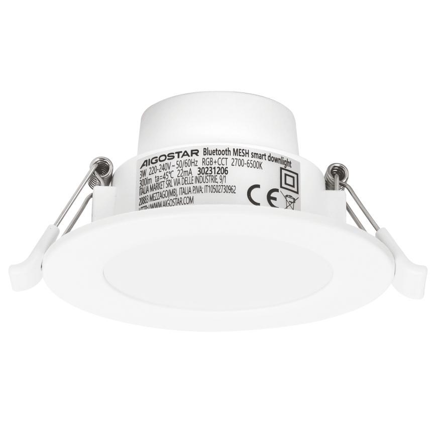 Aigostar - LED RGBW Prigušiva ugradbena svjetiljka za kupaonicu MESH Smart LED/3W/230V 2700-6500K IP44