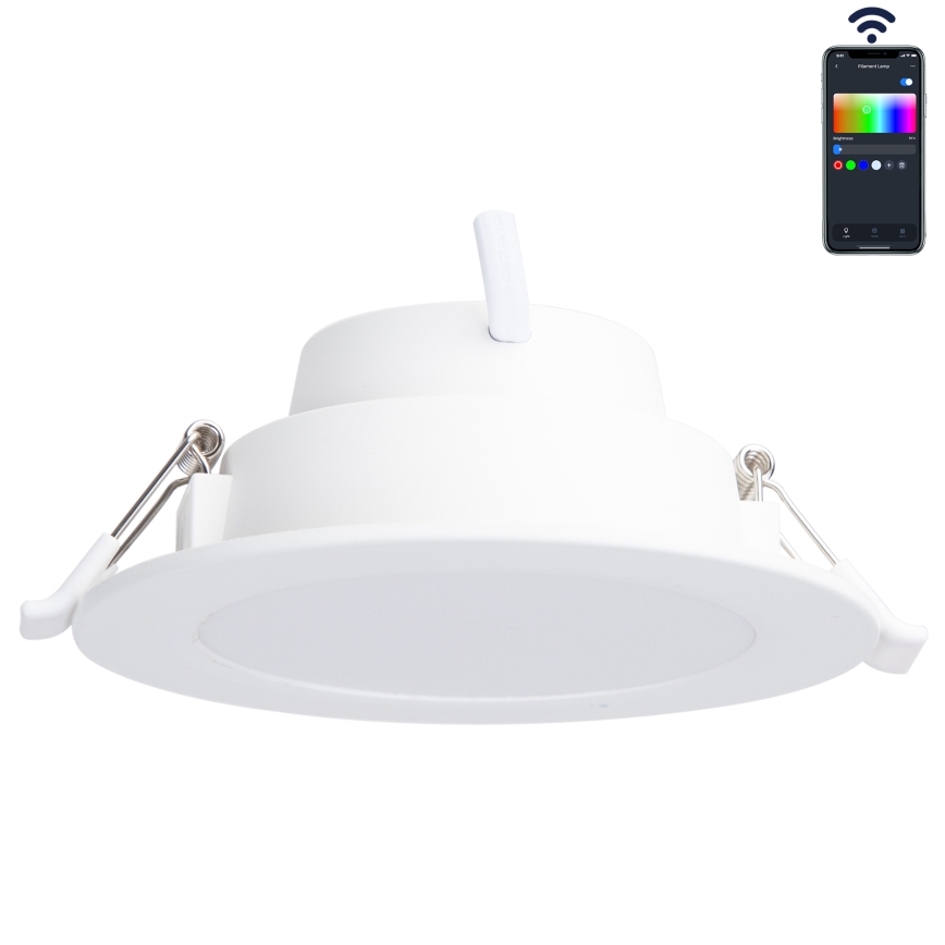 Aigostar - LED RGBW Prigušiva ugradbena svjetiljka za kupaonicu MESH Smart LED/6W/230V 2700-6500K IP44
