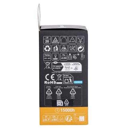 Aigostar - LED RGBW prigušivačka žarulja A60 E27/10W/230V 3000K + daljinski upravljač