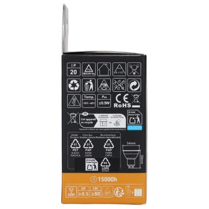 Aigostar - LED RGBW prigušiva žarulja GU10/6W/230V 3000K + daljinski upravljač