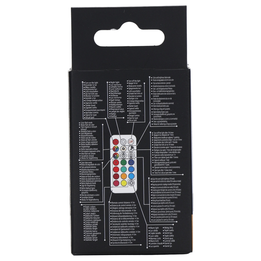 Aigostar - LED RGBW prigušiva žarulja GU10/6W/230V 3000K + daljinski upravljač