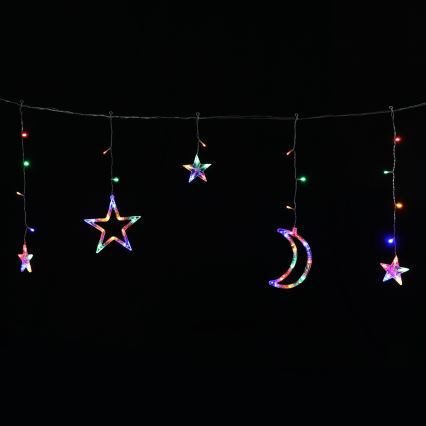 Aigostar - LED solarni lanac 120xLED/8 funkcija 3x0,6 m 500 mAh IP65 višebojno