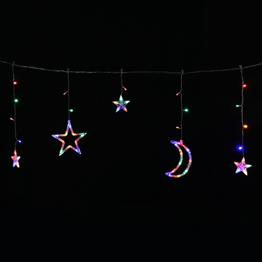 Aigostar - LED solarni lanac 120xLED/8 funkcija 3x0,6 m 500 mAh IP65 višebojno