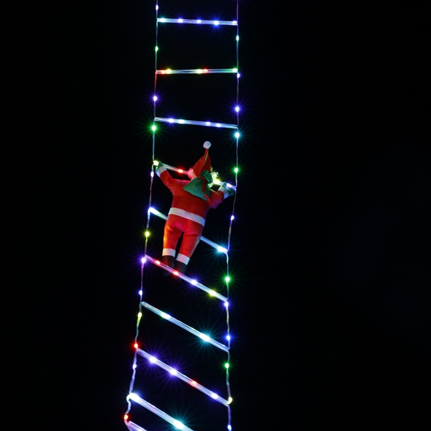 Aigostar - LED vanjska božićna dekoracija 154xLED/8 funkcija 1,6m IP44 višebojna