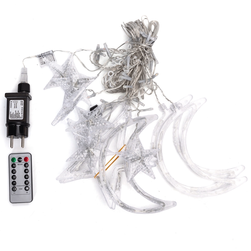 Aigostar - LED RGBY Vanjski božićni LED lanac 120xLED/8 funkcija 3x0,6m IP44 višebojno + daljinski upravljač