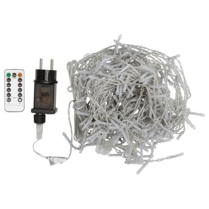 Aigostar - LED RGBY vanjski božićni niz 300xLED/8 funkcija 3x1m IP44 + daljinski upravljač